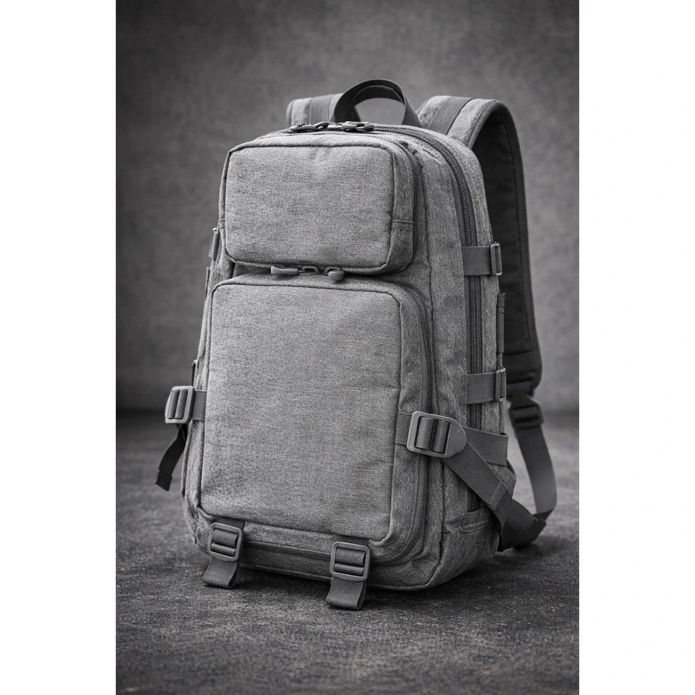 Voodoo Tactical Backpack Heather Grey Multi Pocket Utility Rucksack‎ Bag Men